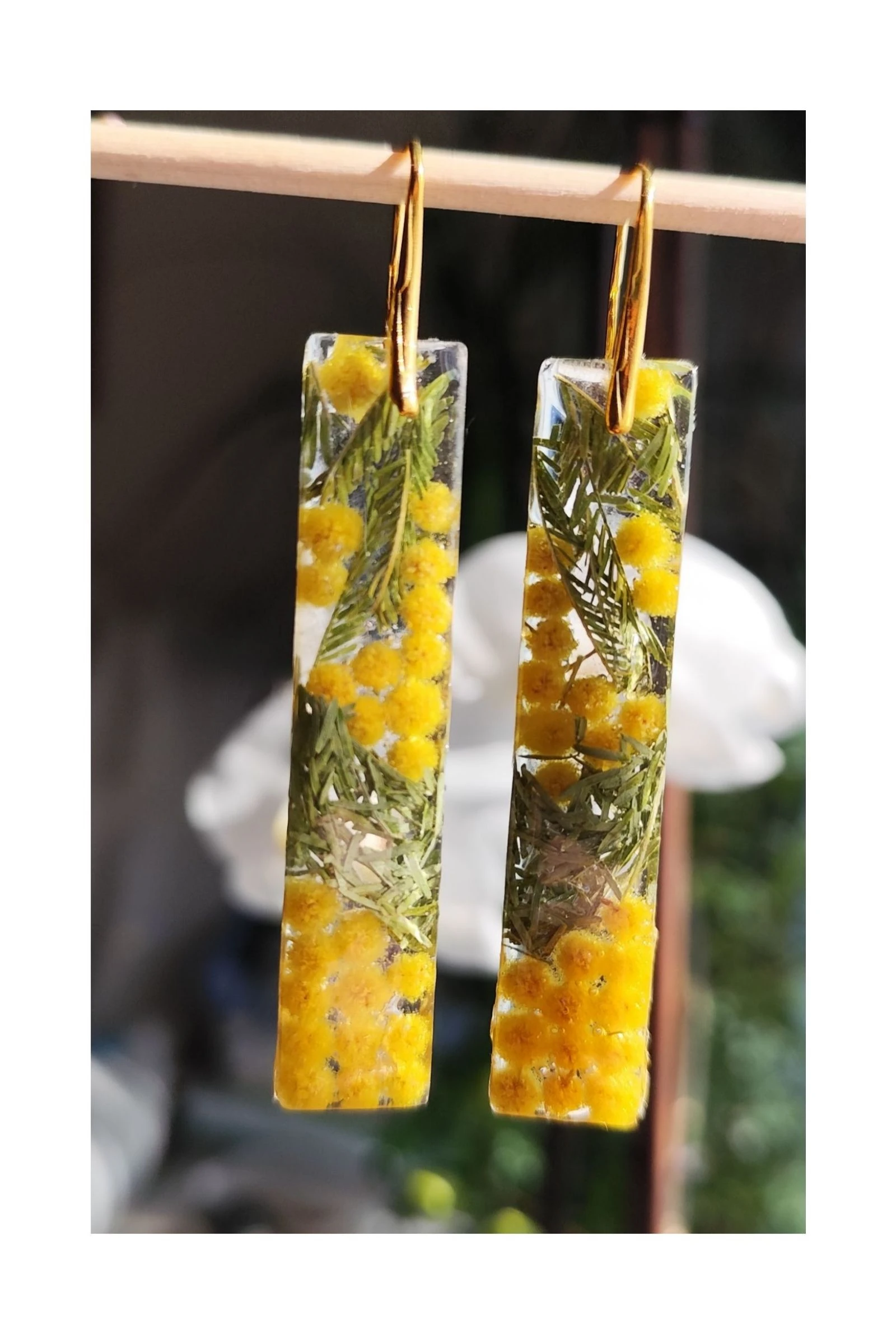 Pendientes Mimosa #flor
